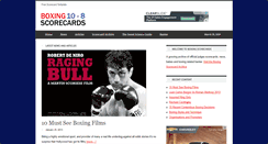 Desktop Screenshot of boxingscorecards.com